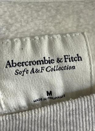 Обʼємний вкорочений світшот abercrombie&fitch6 фото