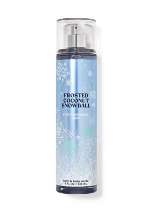 Тела bath &amp; body works frosted coconut snowball распив