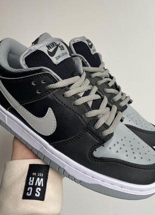 Мужские и женские кроссовки nike sb dunk low black