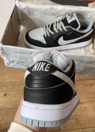 Женские и мужские кроссовки nike sb dunk low black3 фото