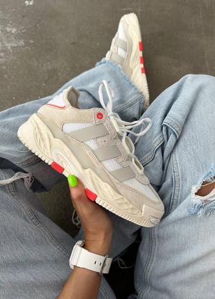 Женские кроссовки adidas niteball orange cream