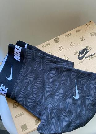 Женские лосины nike short leggings dark smoke2 фото