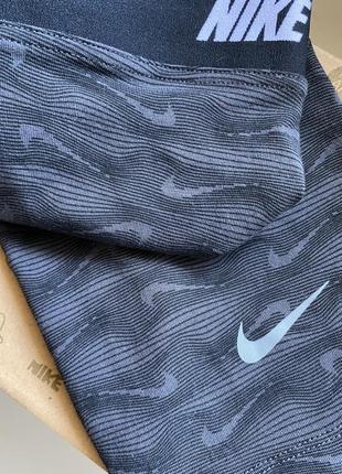 Женские лосины nike short leggings dark smoke7 фото