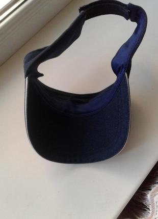Козырек от солнца ,кепка темно-синяя adidas регулируемый размер унисекс2 фото