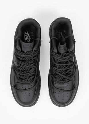 Кроссовки nike air force 1 black3 фото