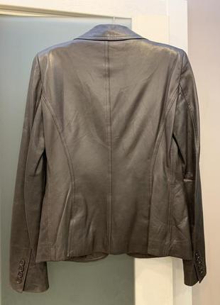 Кожаный пиджак из нежнейшей натуральной кожи morelli2 фото