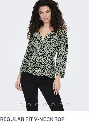Леопардова блуза only8 фото
