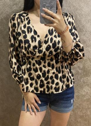 Леопардова блуза only