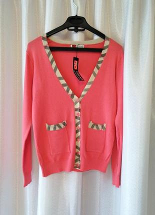 Кофта светр кардиган з найніжнішого трикотажу розмір хс-м в стилі аніме з накладними кишенями і окан1 фото