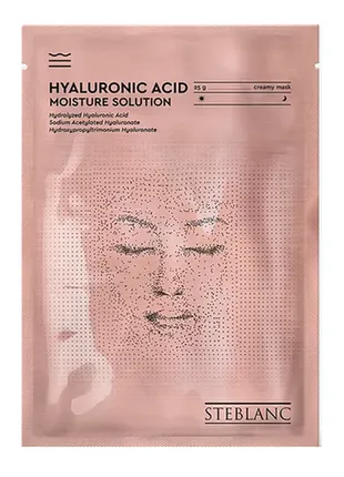 Тканевая маска для лица steblanc hyaluronic увлажняющая с гиалуроновой кислотой 25г (8809663752811)