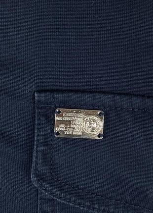 Чоловіча мілітарі куртка diesel military cotton navy blue pocket jacket9 фото