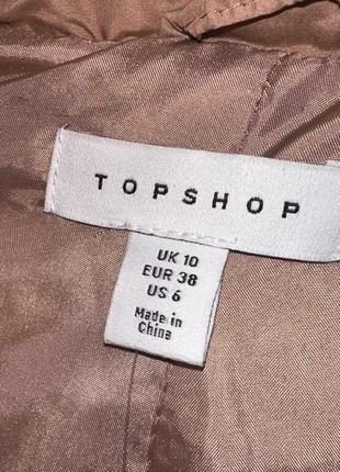 Новая дута/стеганная теплая куртка бренд topshop размер с/м (холодная осень/ зима) цвет бледно-розовый7 фото