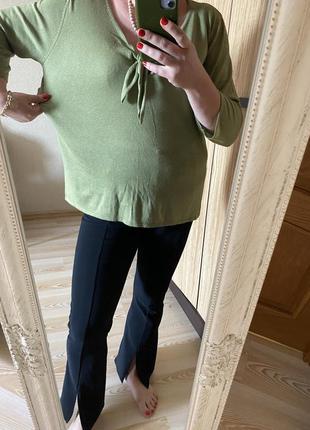 Блуза/ тонкий джемпер шёлк и кашемир 50-54 р4 фото