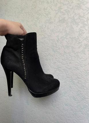Taccardi t. черные замшевые сапожки ботинки3 фото