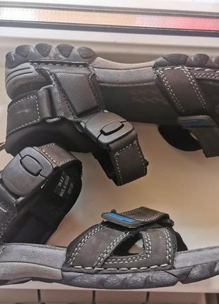 Кожаные босоножки clarks red air стелька 28 см