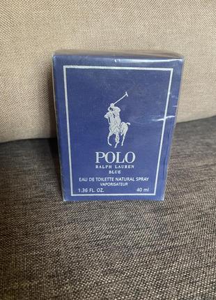 Ralph lauren polo blue туалетная вода 40 мл, оригинал1 фото