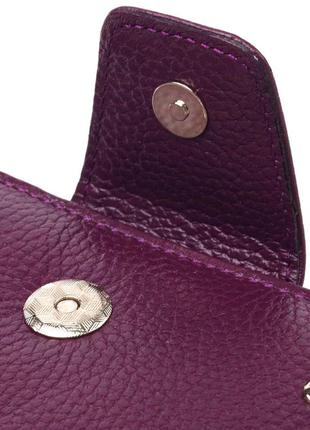 Практичное вертикальное портмоне для женщин с монетницей на молнии из натуральной кожи флотар canpellini 216013 фото