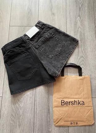 Асимметричные джинсовые шорты bershka3 фото