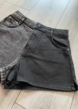 Асимметричные джинсовые шорты bershka2 фото