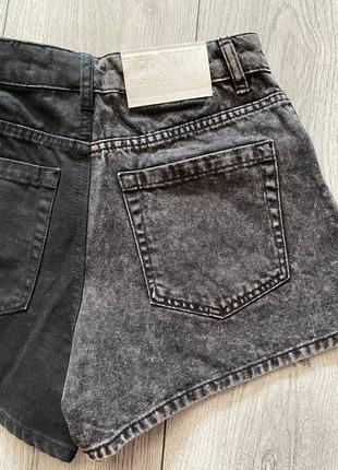Асимметричные джинсовые шорты bershka1 фото