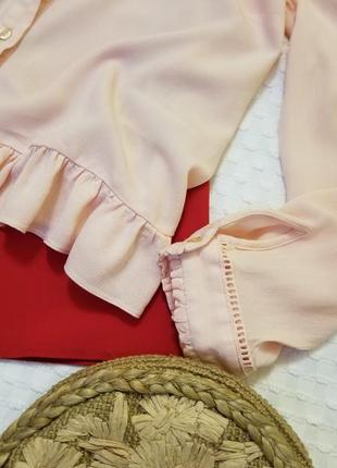 🌾 очень красивая нежно розовая блуза вискоза3 фото