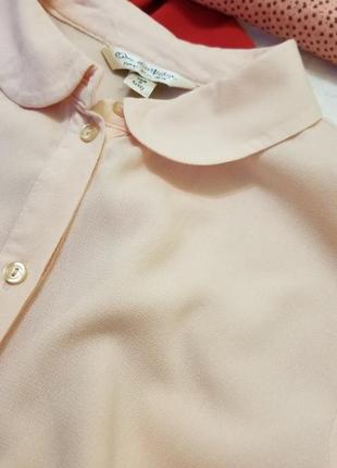 🌾 очень красивая нежно розовая блуза вискоза6 фото