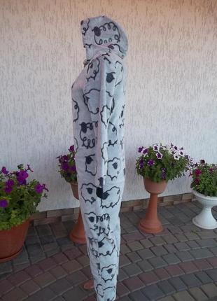 ( 13 - 15 лет ) флисовый кигуруми пижама домашний комбинезон подростковый б / у2 фото