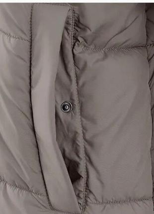 Роскошное теплое женское стеганое пальто с капюшоном от tcm tchibo (чибо), нитевичка, m-l3 фото