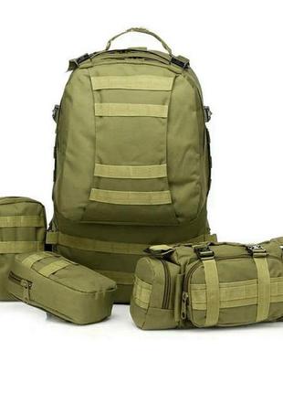Тактический штурмовой рюкзак 55л | штумовой военный рюкзак | тактический un-155 рюкзак всу