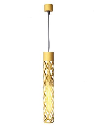 Світильник підвісний msk electric flow у стилі лофт під лампу е27 золото mr 6041 gd