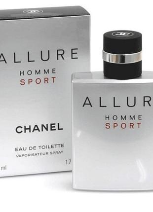 Оригінал chanel allure homme sport 50 ml ( шанель аллур ром спорт ) туалетна вода1 фото