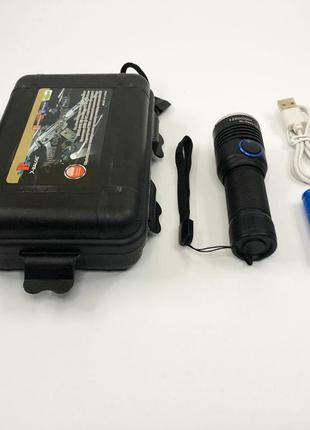 Ліхтарик тактичний акумуляторний ручний bailong r482/r842-t6 | тактичний ліхтар police супер cp-844 яскравий ліхтарик9 фото