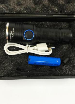 Ліхтарик тактичний акумуляторний ручний bailong r482/r842-t6 | тактичний ліхтар police супер cp-844 яскравий ліхтарик8 фото