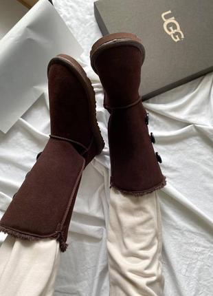 Угги ugg bailey 49 triplet ii high brown8 фото