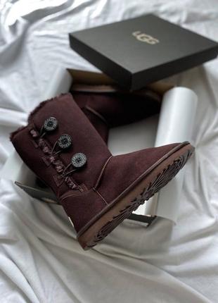 Угги ugg bailey 49 triplet ii high brown2 фото