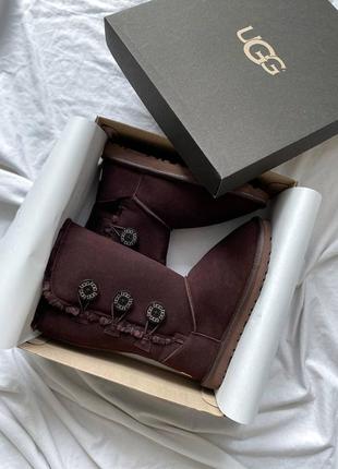 Угги ugg bailey 49 triplet ii high brown3 фото