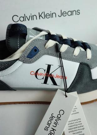 Снікерcи calvin klein jeans runner sock laceup1 фото