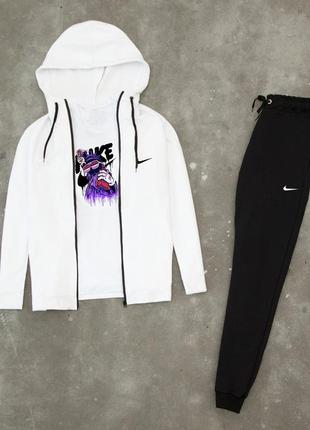 Мужской спортивный трикотажный костюм чоловічий спортивний костюм nike