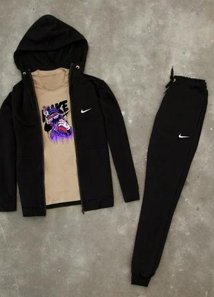 Мужской спортивный трикотажный костюм nike чоловічий спортивний костюм