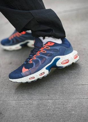 Демисезонное синие кроссовки nike air max terrascape plus синие мужские кроссовки nike air max terrascape5 фото