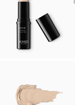 Тональная основа в стеке кactive 1.3n kiko milano3 фото