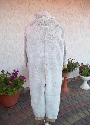 ( 9 - 10 лет ) флисовый кигуруми пижама домашний комбинезон детский б / у4 фото