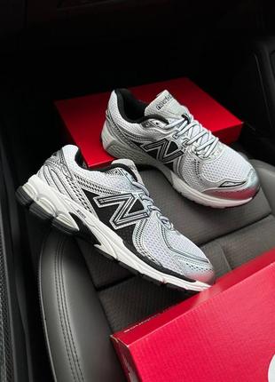 Чоловічі кросівки new balance 860 v2 white black