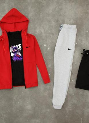 Чоловічий спортивний костюм мужской спортивный трикотажный костюм nike
