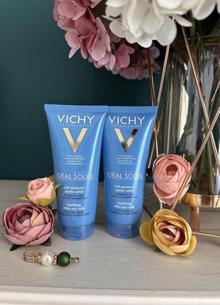 Молочко после загара vichy ideal soleil soothing after-sun milk увлажняющий крем для тела1 фото