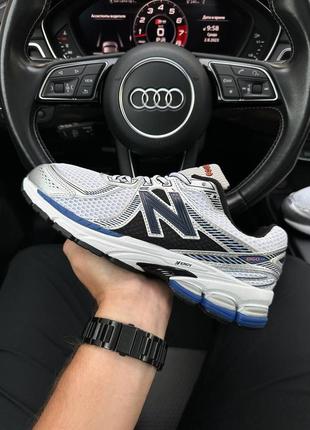 Чоловічі кросівки new balance 860 v2 white black navy2 фото