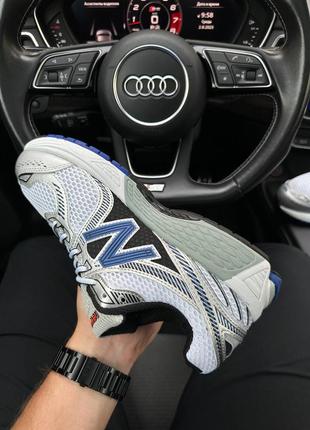 Чоловічі кросівки new balance 860 v2 white black navy3 фото