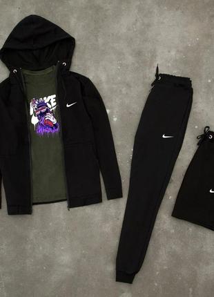 Чоловічий спортивний костюм мужской спортивный трикотажный костюм nike