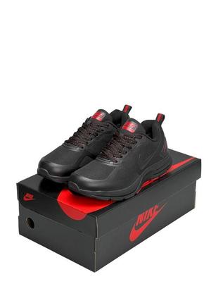 Женские кроссовки nike flykit racer w gore-tex black red#найк