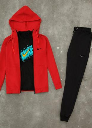Мужской спортивный трикотажный костюм чоловічий спортивний костюм nike